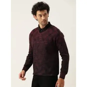 Monte Carlo Self Designed Woollen Pullover 